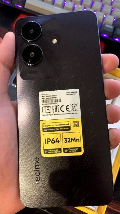 Realme Note 60 6/128GB + чехол