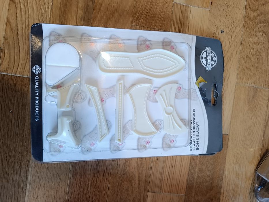 Molde de Zapatilha Feminina – Para Fondant, Porcelana Fria