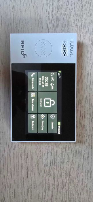 Alarm bezprzewodowy WiFi + GSM 4G HUXGO HXA007 z syreną przewodową