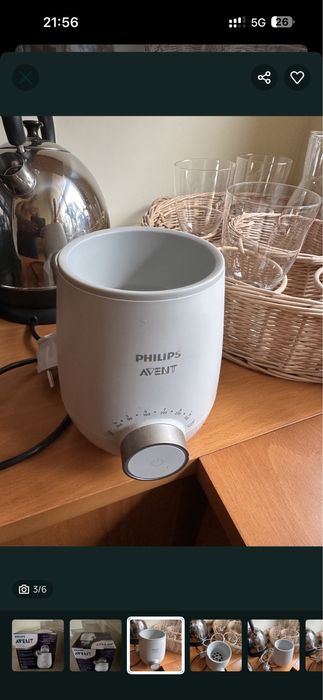 Aquecedor de biberões Philips