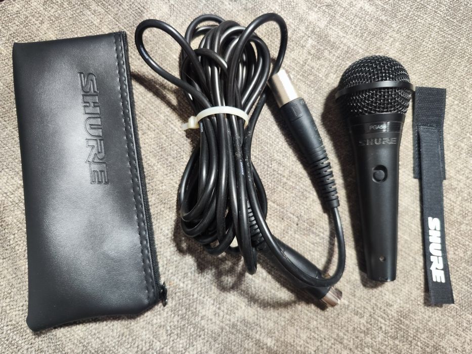 Shure PGA58-XLR – Microfone Vocal Profissional – Como Novo