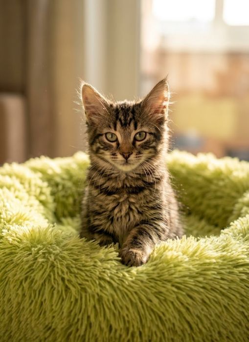 Дуже гарний кошеня-муркотунчик шукає родину.