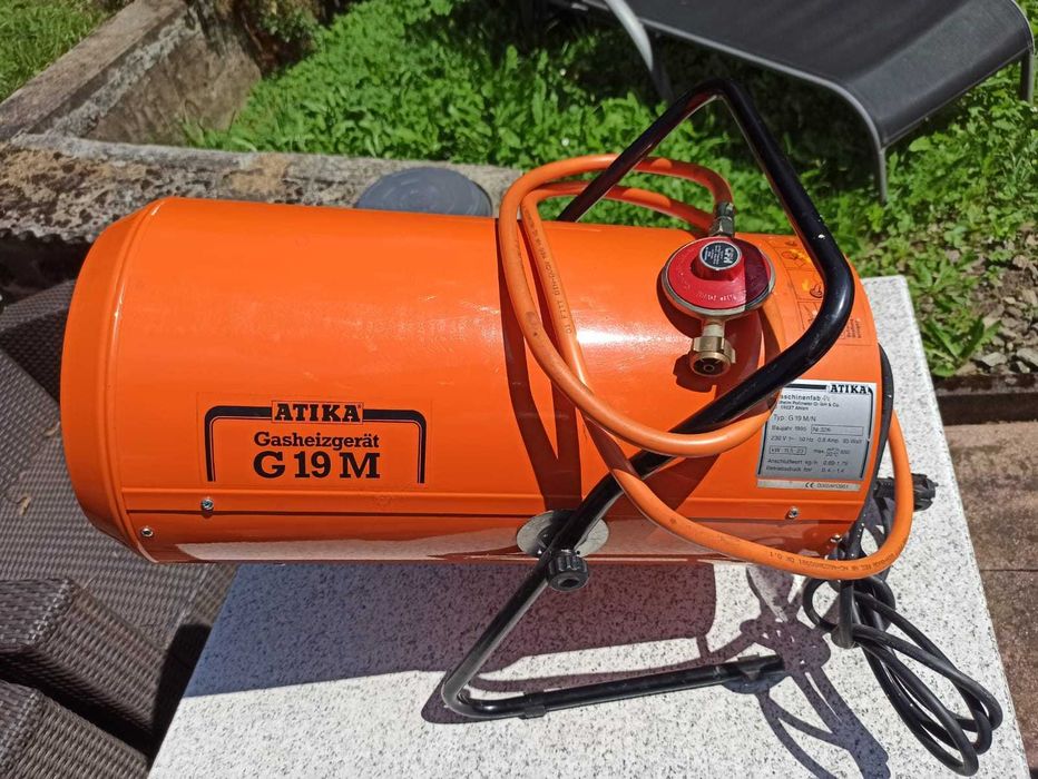 Ogrzewacz gazowy , dmuchawa Atika G 19 M - od 11,5 do 23 kW. NOWY !