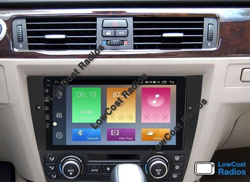 Rádio GPS Multimédia ANDROID 15 BMW E90, E91, E92 e E93 • 9 Polegadas | CARPLAY • ANDROID AUTO