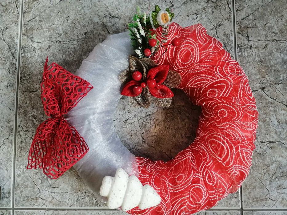 Coroas de Natal artesanais