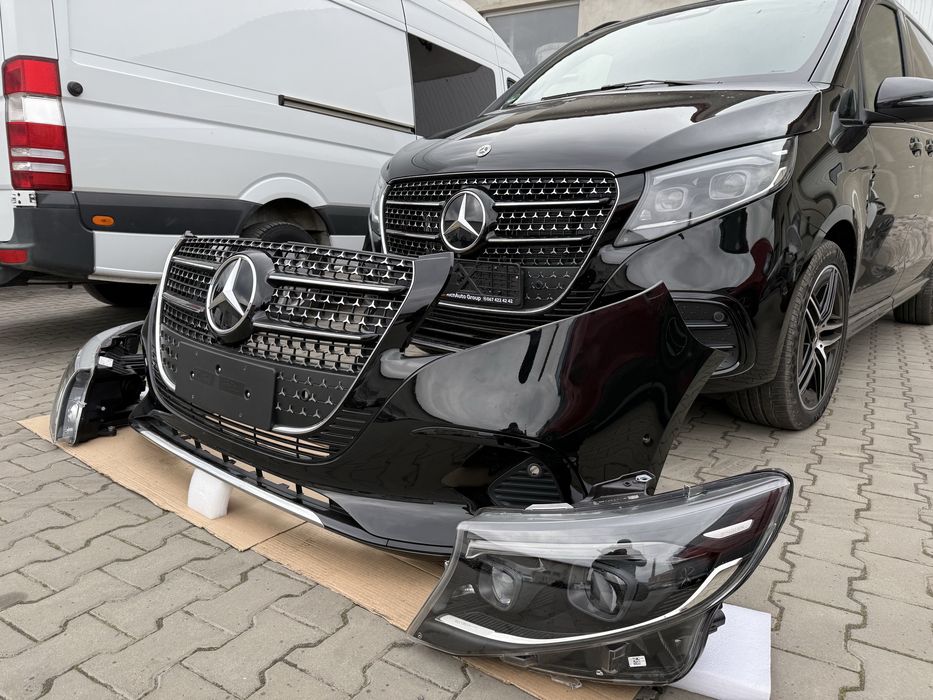 Бампер передній фари рестайлинг з 2024 року Mercedes Vito V-class W447