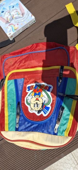 Abraçadeiras 3 anos/colete ate 30kg+mochila