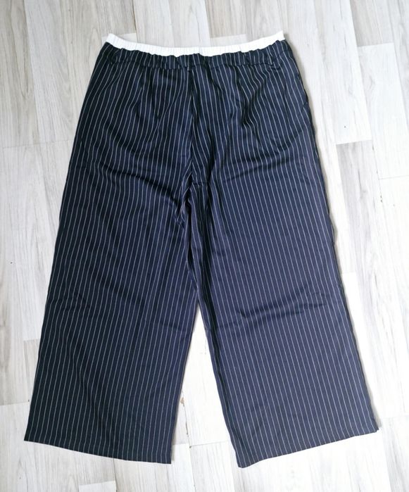 Spodnie wide leg szerokie nogawki