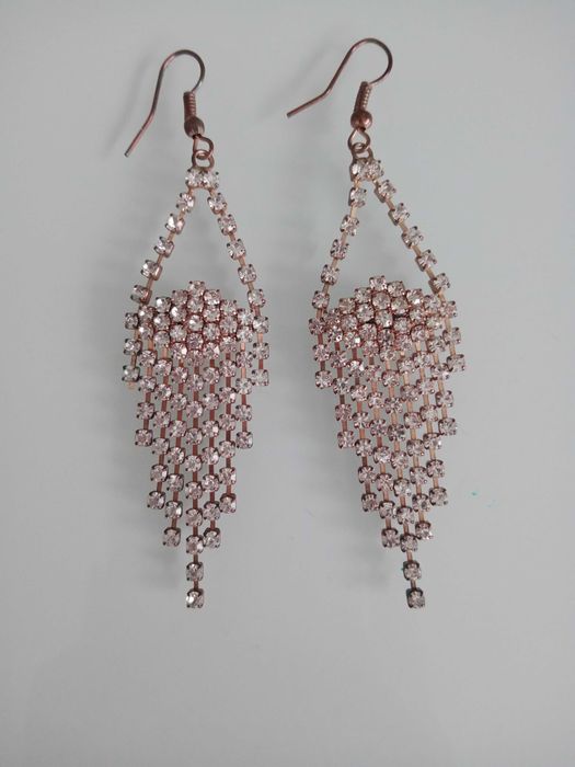 Kolczyki wiszące cyrkonie