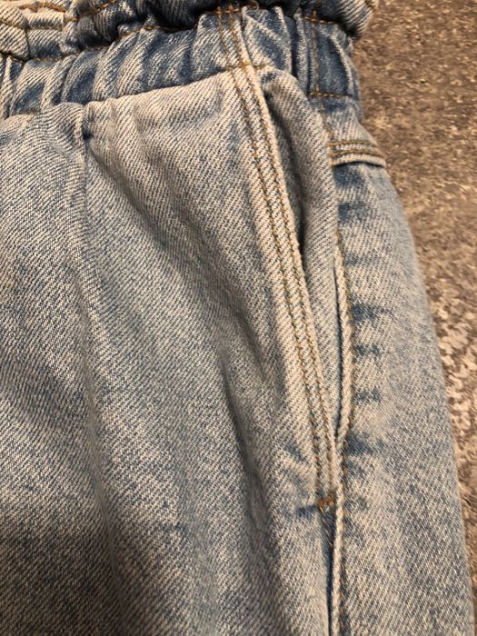 Mini Saia de ganga, elastico na cintura