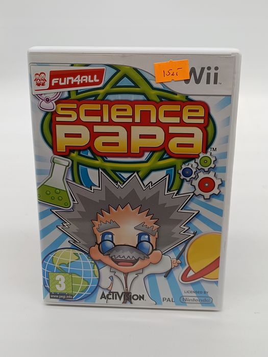 science papa nintendo wii pudełkowa