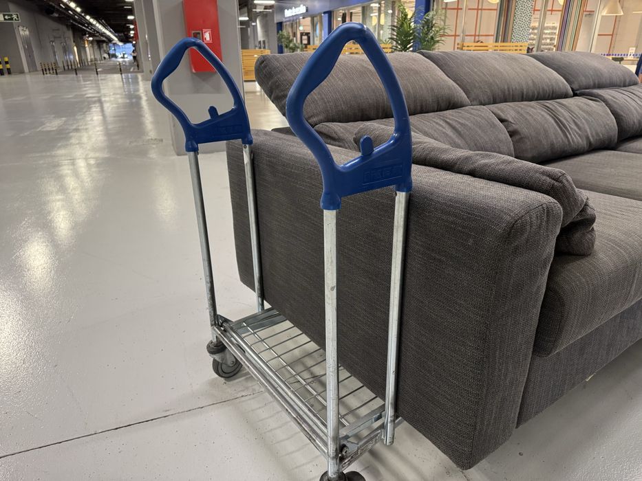 Sofá cinzento ESKILSTUNA 3 lugares