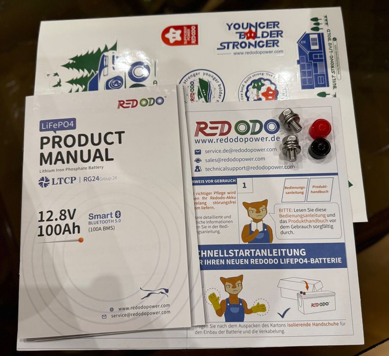 Наявність Акумулятор REDODO 12V 100Ah RG24 Smart Bluetooth LiFePo4