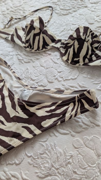 Biquíni padrão zebra