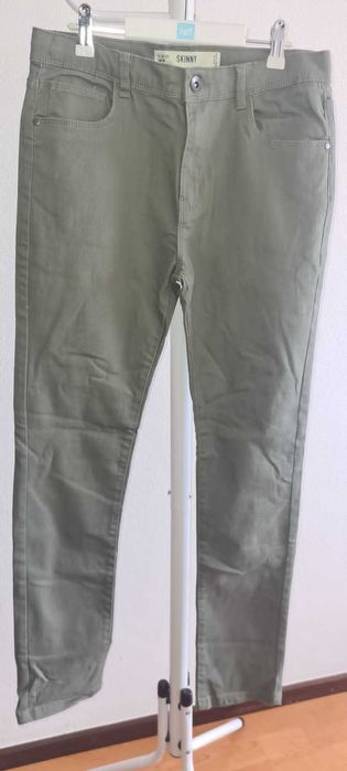 Calça em algodão para menino adolescente