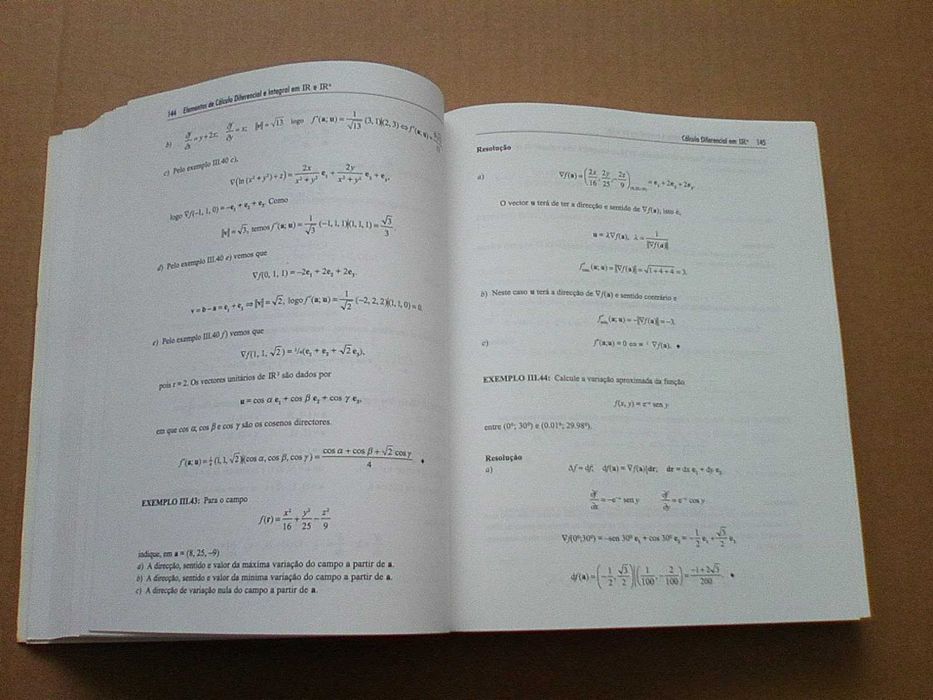 Elementos de Cálculo Diferencial e Integral em R e RN