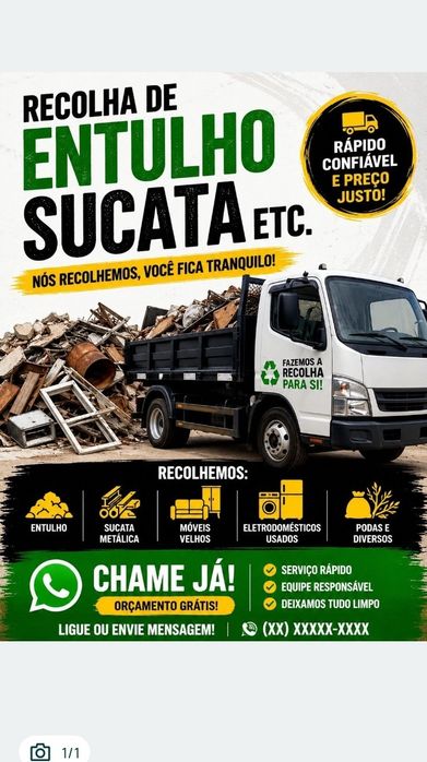 Recolho Entulho e sucata