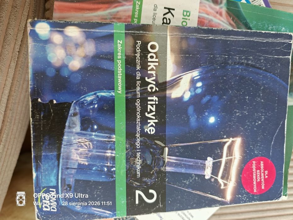 Podręczniki do 2 klasy ponadpodstawowej