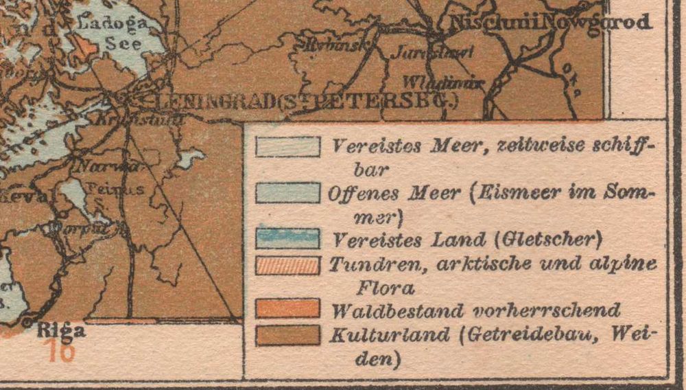 Arktyka Biegun Pn. Wyprawy polarne. Stara mapa 1927 r. oryginał