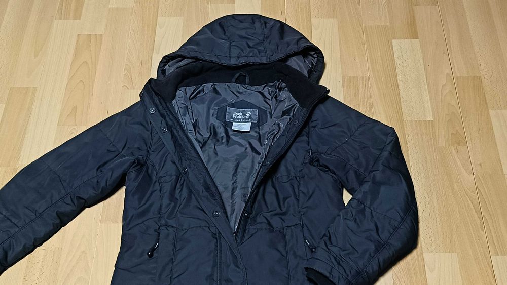 Długa kurtka ocieplana JACK WOLFSKIN STORMLOCK ACTIVE r.XS st.b.dobry