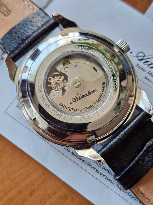 Zegarek męski Adriatica Automatic Classic Sapphire
