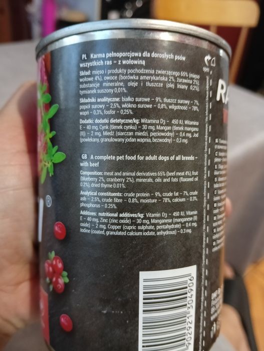 Karma mokra dla dorosłego psa