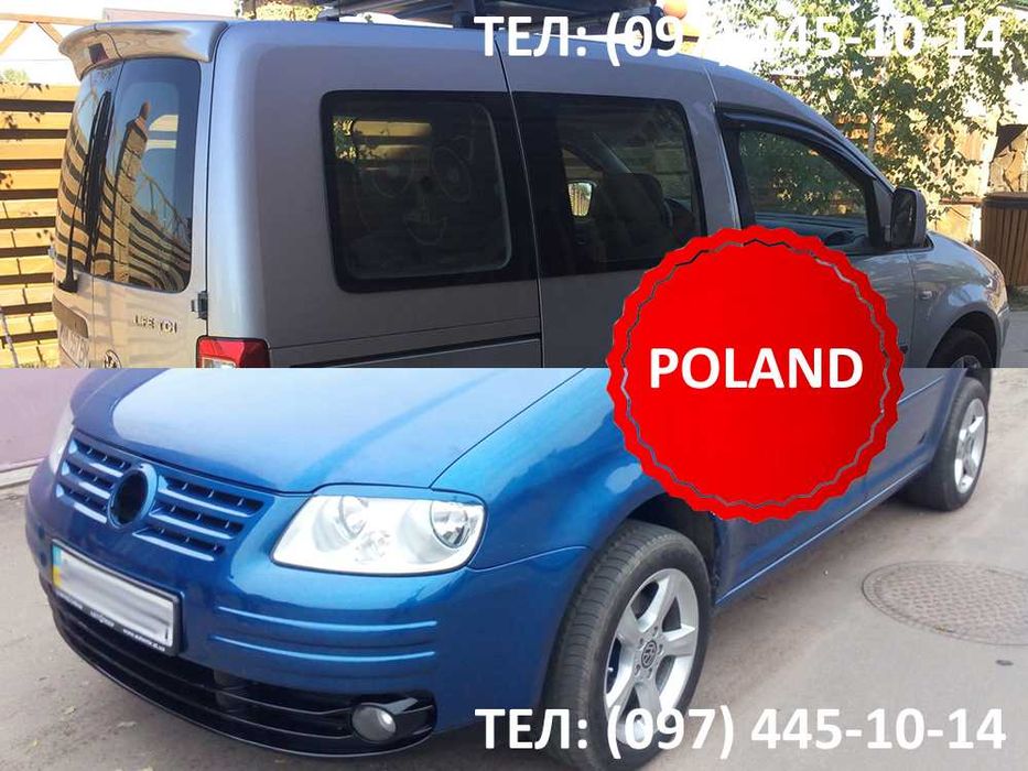Реснички, вії, спойлер Volkswagen Caddy 2004-2015 - Фольц Кадди