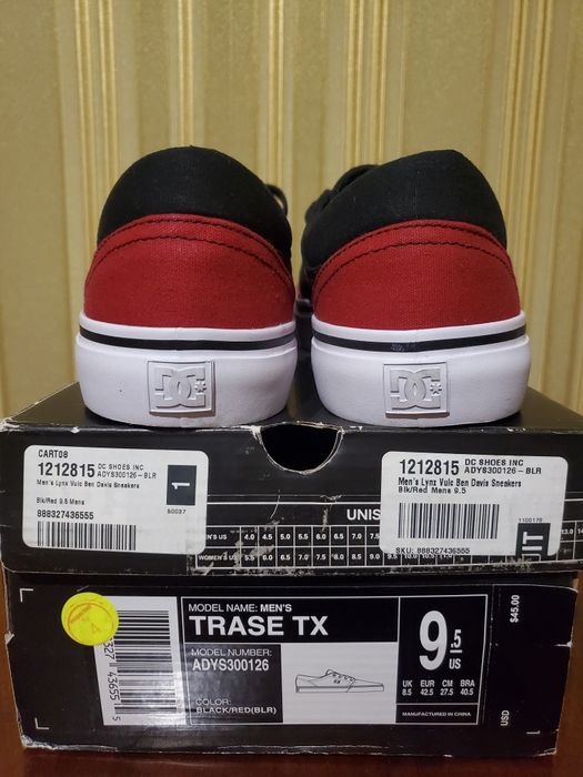 Кеди DC Shoes Trase TX, 42.5 EU, 9.5 US. Оригінал