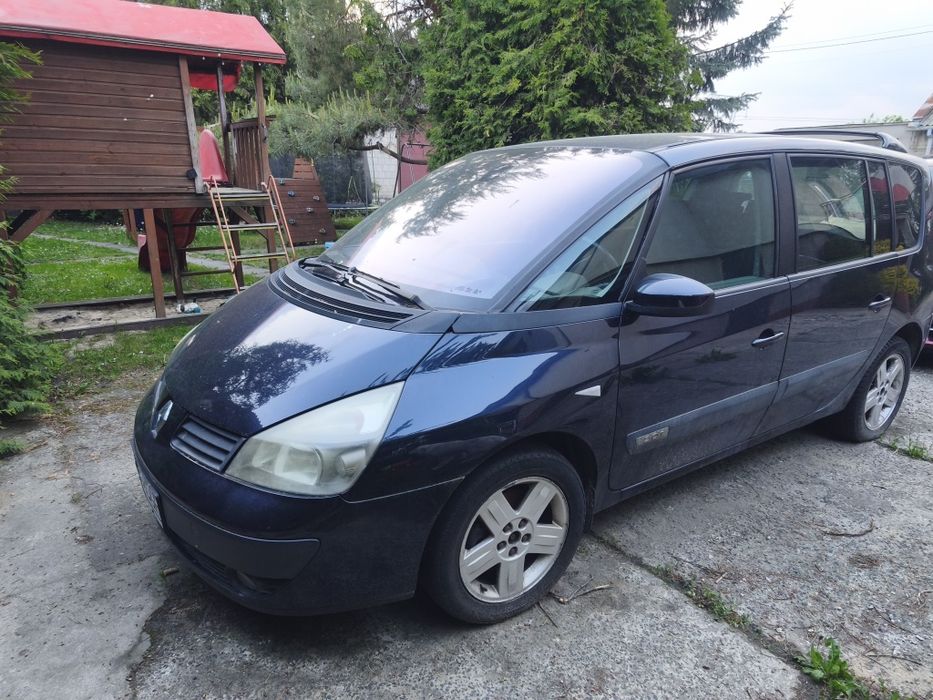 Renault Espace 4 2004 2.0T benzyna plus gaz LPG uszkodzony 7 foteli
