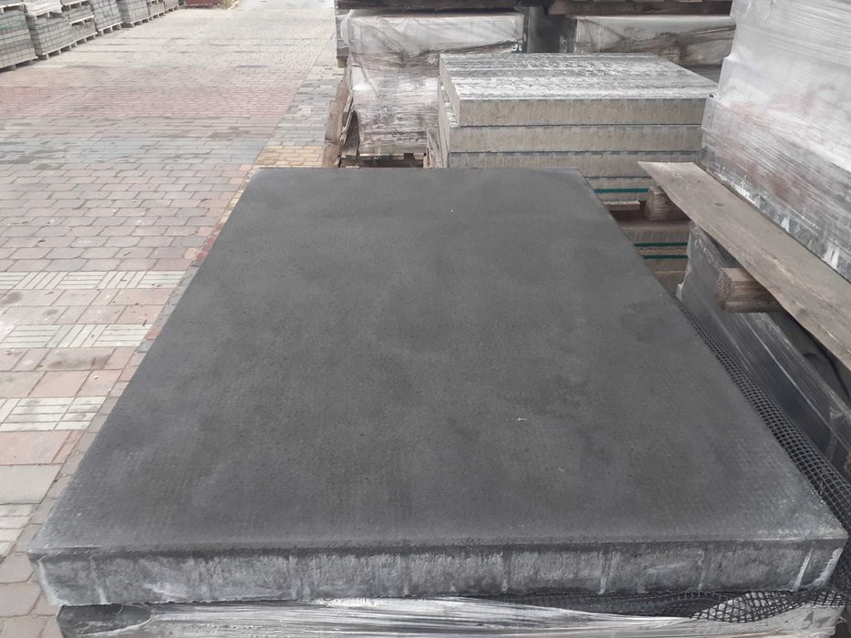 Płyta Betonowa Maxima XL Duża 120x80x8 cm Antracytowy, Kwarcytowy Taras Okazja Promocja