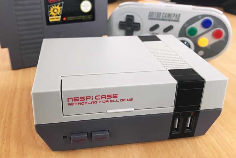 Consola Retro NES + Raspberry PI 16gb + Emuladores + Acessórios