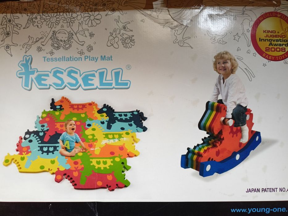 Mata piankowa Tessel konik na biegunach