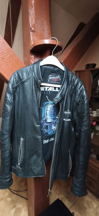 Kurtka skórzana metallica