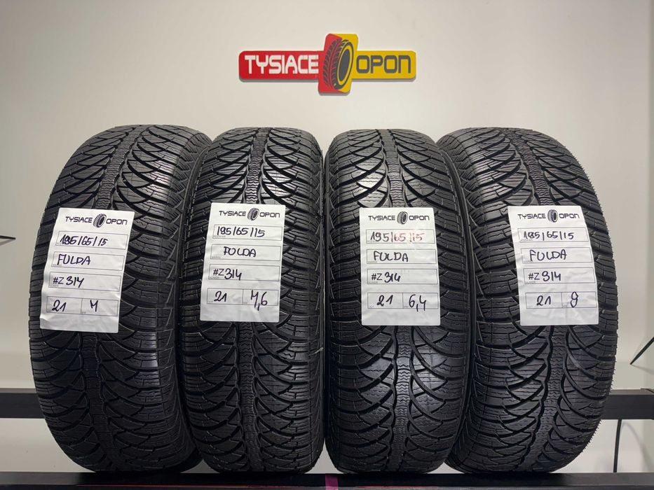 Opony Zimowe 195/65/15 Fulda Montero3 Komplet #Z314
