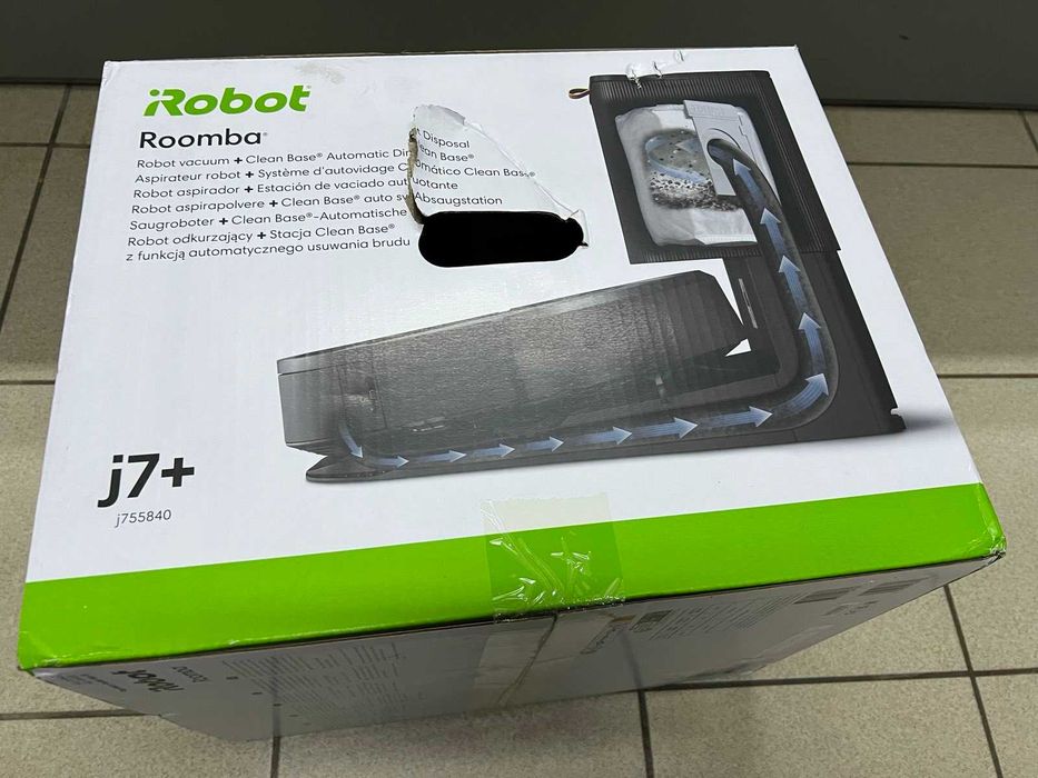 Робот-пылесос iRobot Roomba J7+ j755840 НОВЫЙ!