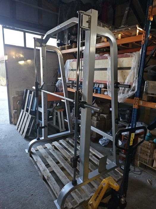 Suwnica Smitha MultiPower OLYMP G 026-1  z obciążonym  gryfem