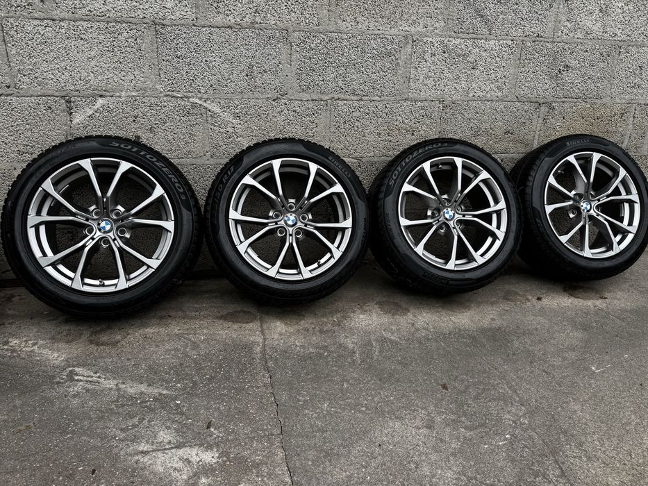 Oryginalne Koła Zimowe R17 5x112 BMW 3 G20 G21 Opony 225/50/17 TPMS