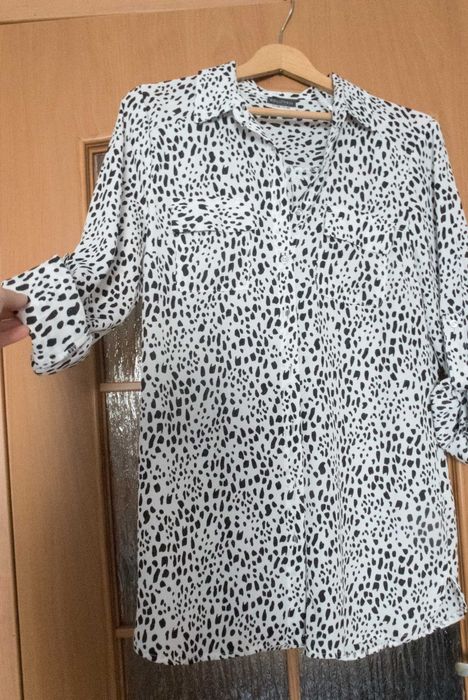 Koszula zwiewna z długim rękawem 3/4 rozm. M