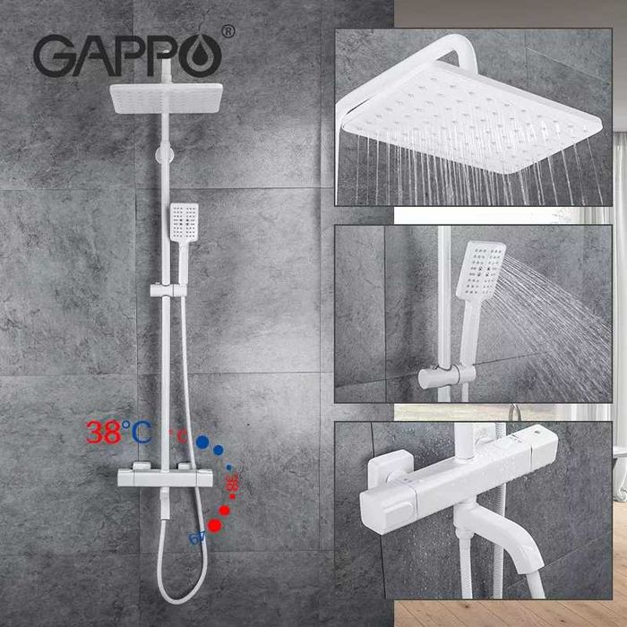 Душова система с термостатом GAPPO G2491-8