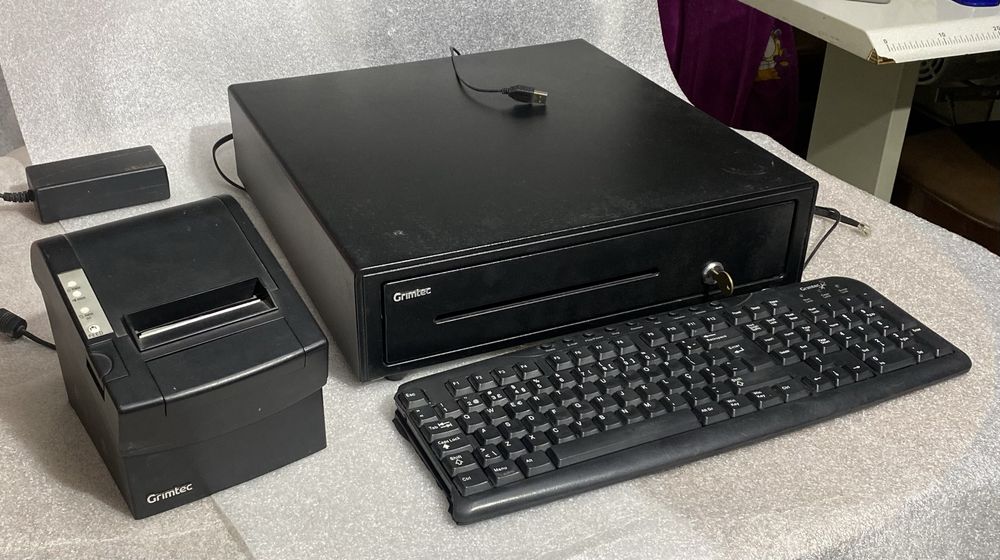 Registadora+ Impressora+ Teclado marca Grimtec