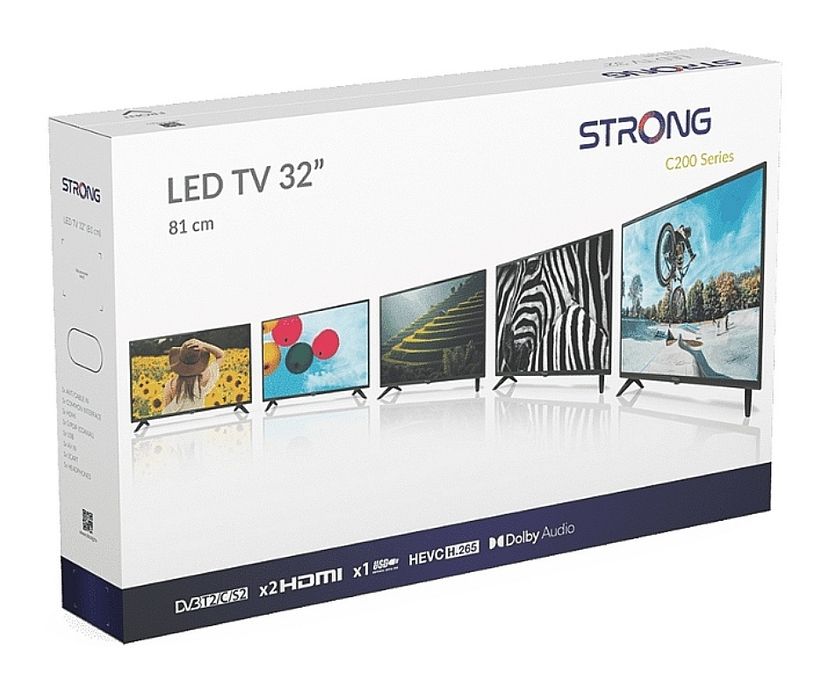 TV LED STRONG_32"_SRT32HF2003_Ecran_81,3 Cm_Novo na Caixa_Estrear