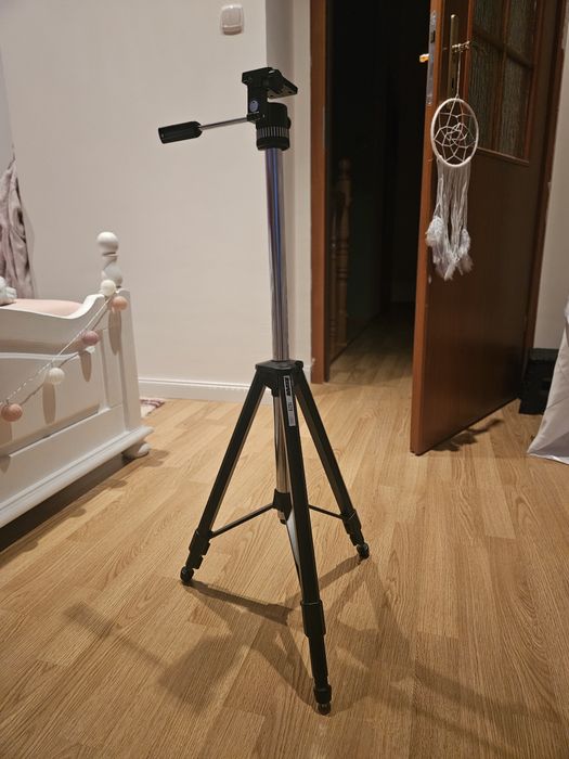 Stary Statyw Revue 1629, tripod do aparatu kamery 130 cm teleskopiczny