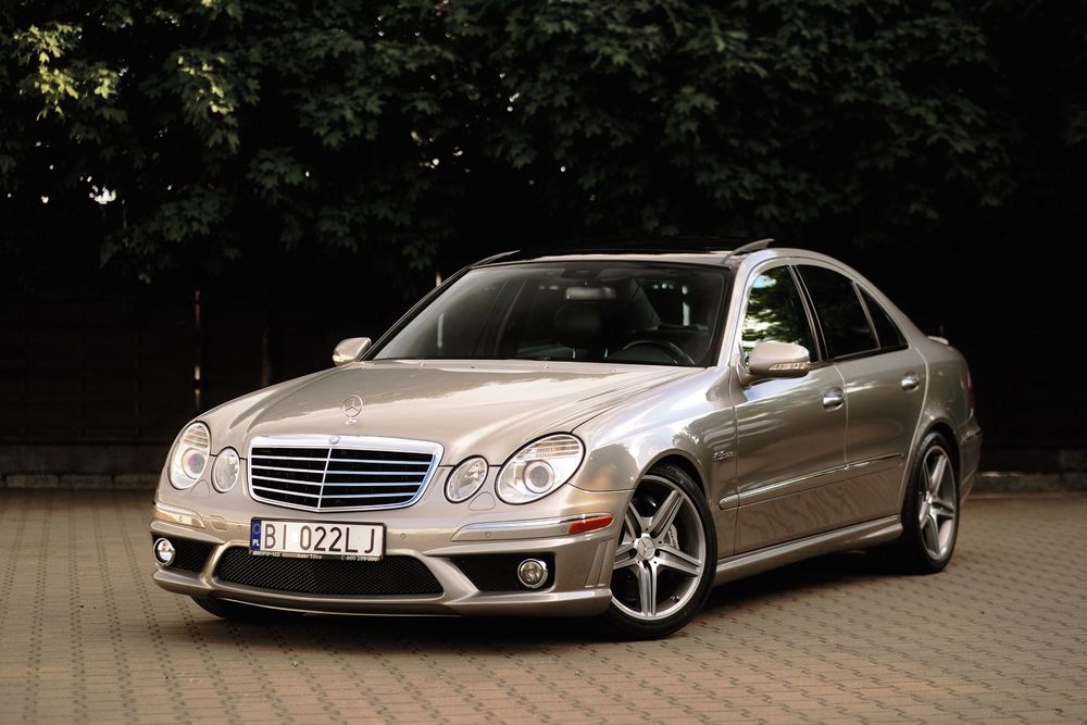Mercedes-Benz Klasa E E63 AMG W211 6.2 V8 514KM | Stan idealny | Klasyk AMG | Zamiana
