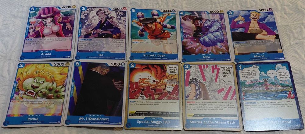 lote de 60 cartas one piece tcg op09