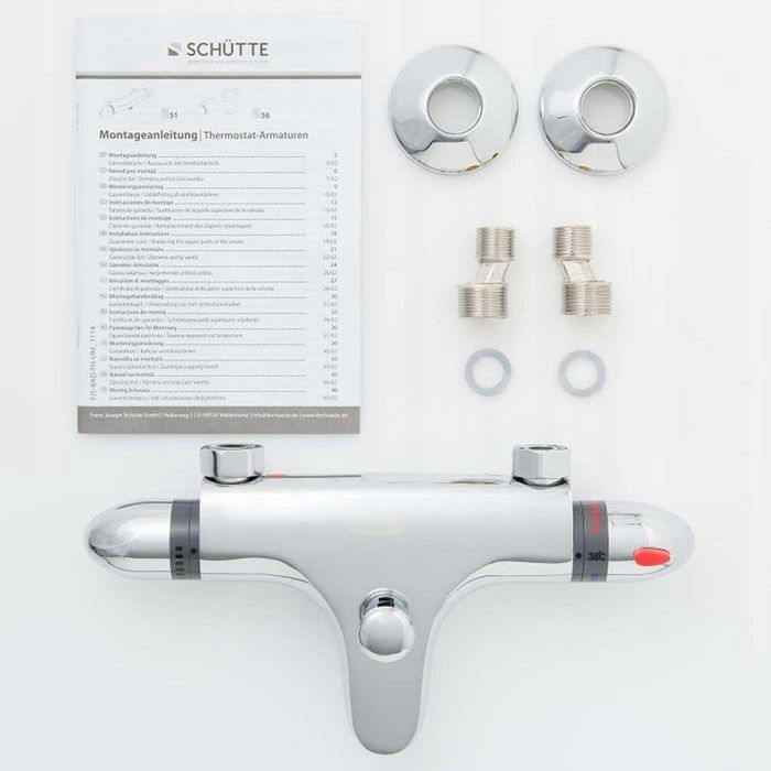SCHUTTE Bateria termostatyczna chrom prysznic wanna