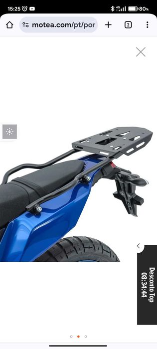 Suporte para topcase Yamaha tenere 700