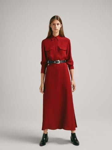 Sukienka Massimo Dutti S/M + plaszcz MD