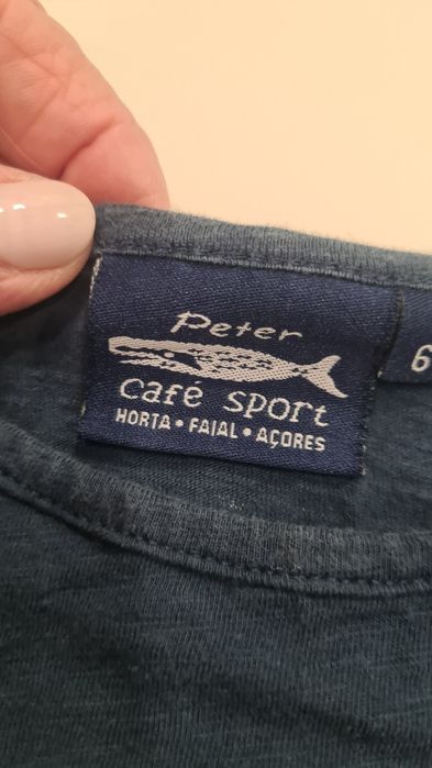 Calção Benetton+t-shirt para menina Tam. 6 Anos