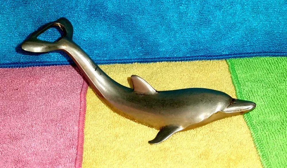 Abridor de garrafas em forma de golfinho BMF - Alemanha Ocidental