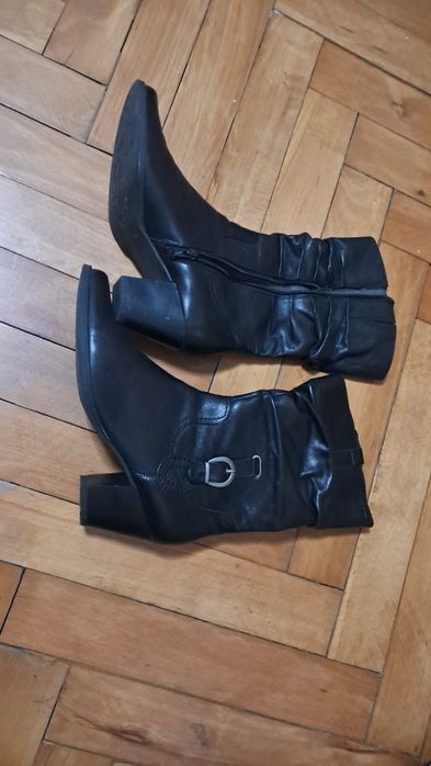 Kozaki botki skorzane ocieplane Lasocki 40